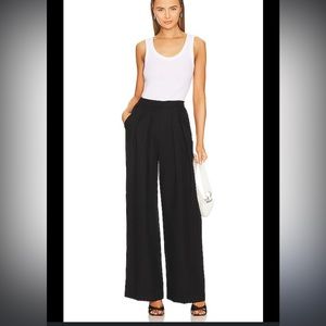 ENZA COSTA CREPE PLEATED PANTS SIZE 0